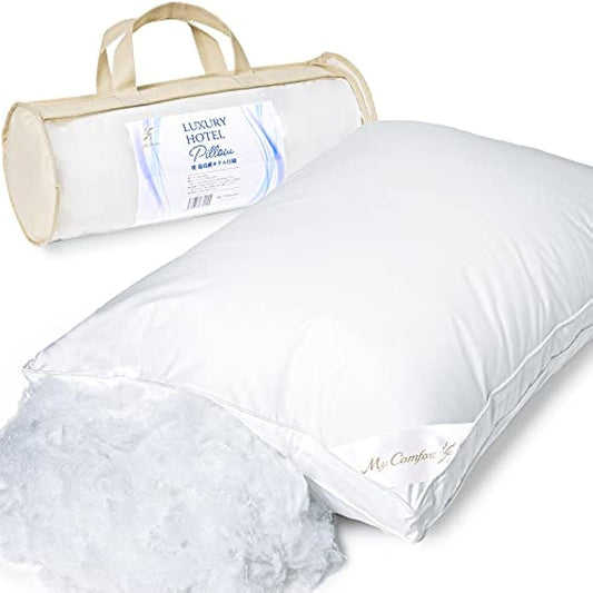MyComfort 침최고급 호텔 사양 베개 고반발침 단잠침 호텔침 높이 조절 가능 mark라 pillow 43 × 63cm