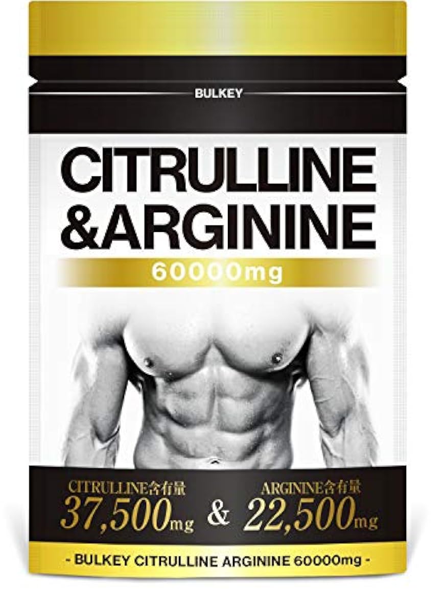 BULKEY 시토루린 amp;아르기닌60000mg 구라차이다무 서플리(supplement) 30일분