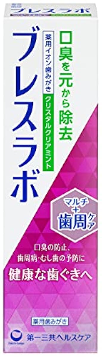 (의약부외품)breath 래보러터리 멀티+치주케어 크리스탈 클리어 민트 90g