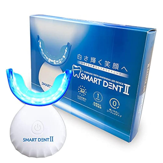 LED라이트 32 등식 화이트닌구 셀프 화이트닌구 스마트 dentII Smart Dent II(일반 의료 기기)USB충전식 마우스 피스 [본체 만(젤 별매)] 화이트 스타트―쿄