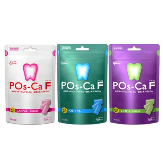 포스카 ・ EFF POs-Ca F 파우치타입 타입 100g × 3 포 페퍼민트 ・ 스트 러베 리 ・ 머스컷-