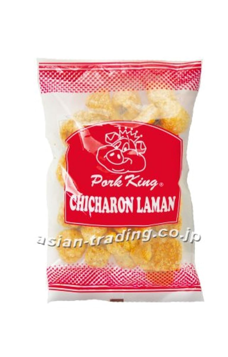 PORK KING CHICHARON BALAT LAMAN 짓차론 바짝 튀긴 (돈가죽(껍질) 튀김 스낵 과자) 60g-