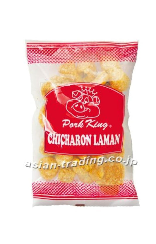 PORK KING CHICHARON BALAT LAMAN 짓차론 바짝 튀긴 (돈가죽(껍질) 튀김 스낵 과자) 60g-