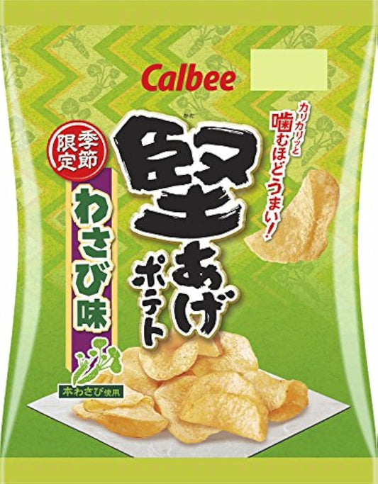 Calbee 카타아게 포테이토 고추냉이 맛 60g×12 포- (2018-04-09)