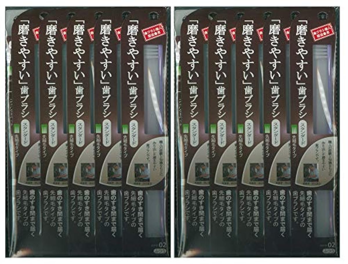 칫솔 장인 타나베 시게요시 고안 닦기 쉬운 칫솔 보통 (처(먼저)세) LT-02 1개입×24식분