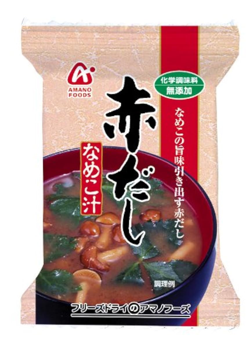 Amano foods 무첨가 생선 된장국(버섯류즙) 8g×10개-