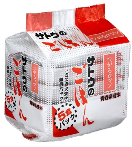 설탕의 밥 아오모리현 산개하 로망5 식팩(200g×5P)-