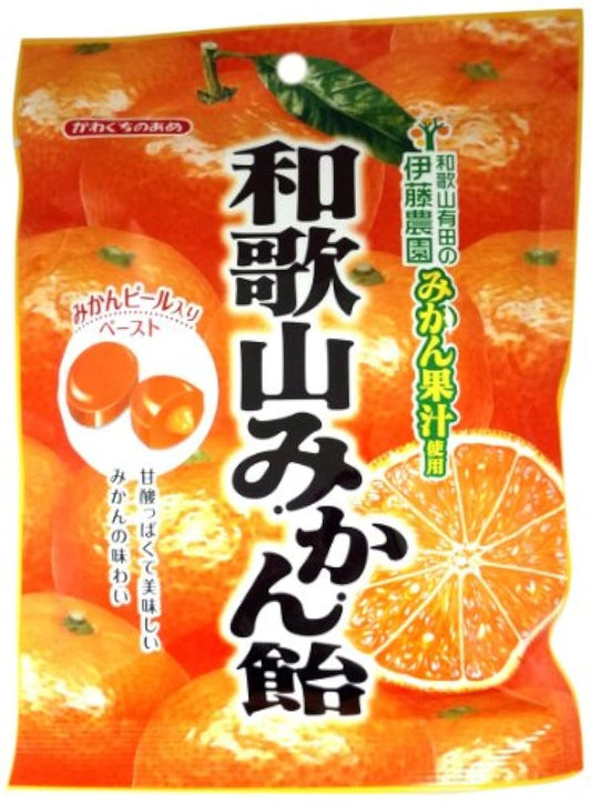 카와구치 제과 와카야마 귤 엿 100g×10 포-