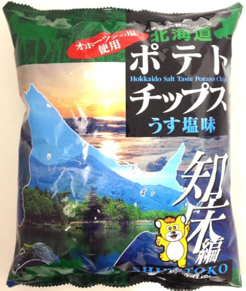 후카가와 유지 공업 홋카이도 포테이토 칩시레토코편 얇은 짠맛 70g×12 포-