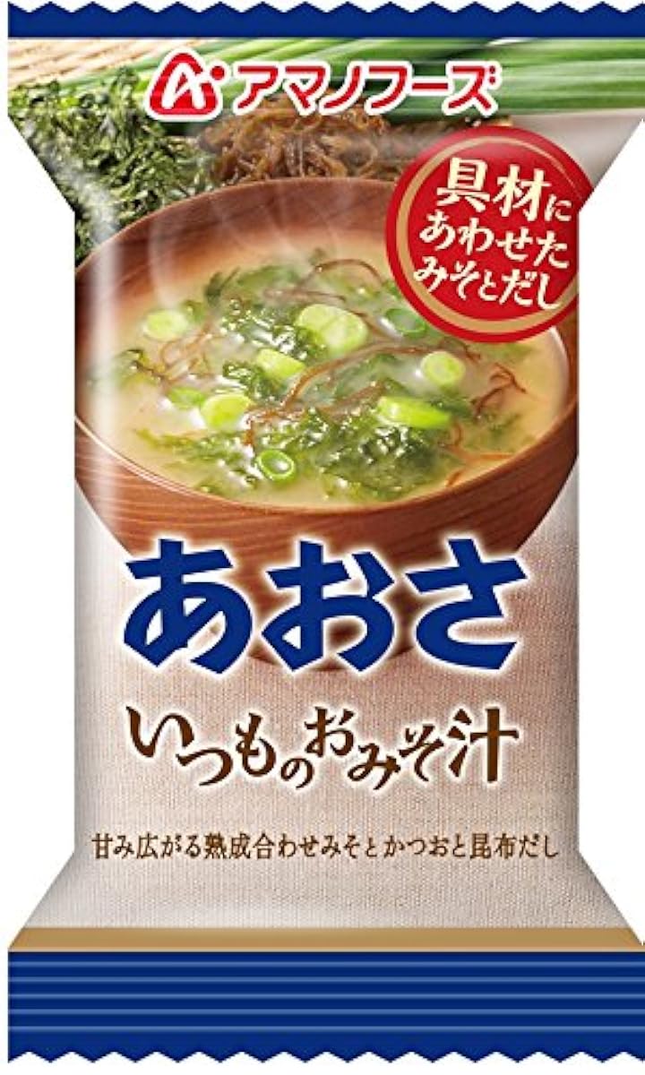 Amano foods 여느 된장국 청색이다 8g×10개-