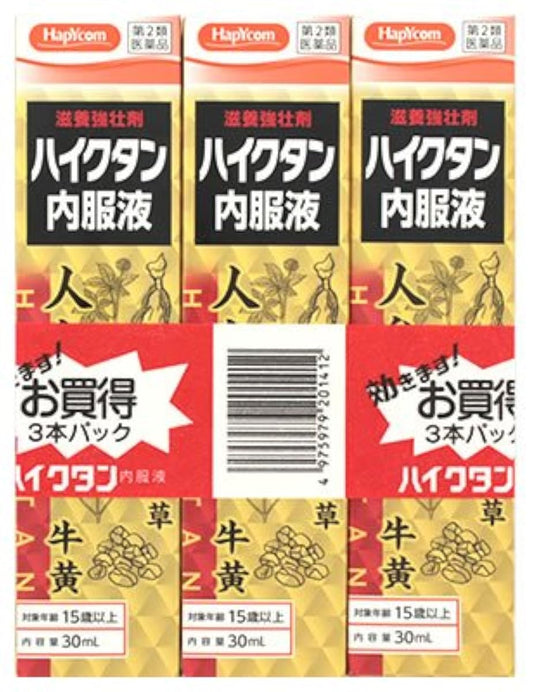 (제2류의약품) 하이크 탕 내복액- (Size:30mL×3|UnitCount:1) 일(날) 신약품 공업