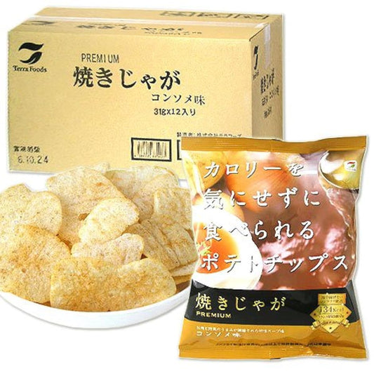 테라 foods 구이 쟈가 콘소메 맛 31g×12 포들어감-