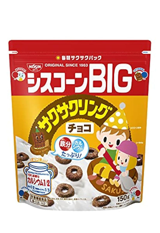 닛신시스코 시스콘BIg 바삭바삭린구초코 150g ×6 포