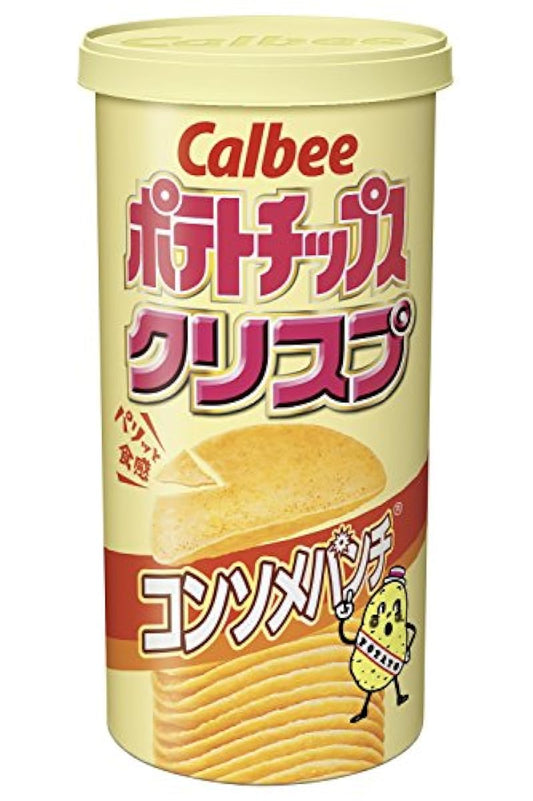 Calbee 포테이토 칩스쿠리스푸 콘소메펀치 50g×12개- (2017-12-11)