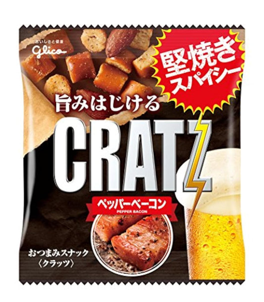 에사키 글리코 CRATZ 페퍼 베이컨 (미니 팩) 19g×40개-