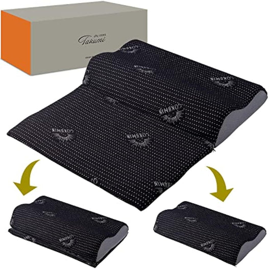 GOKUMIN takumi 그랜드 pillow 바디 pillow 베개 베개 pillow 항균 방취 가공 의장 특허 취득필(14단계의 높이와 20대로의 사용법을 할 수 있는 획기 적침) (프리미엄 블랙)