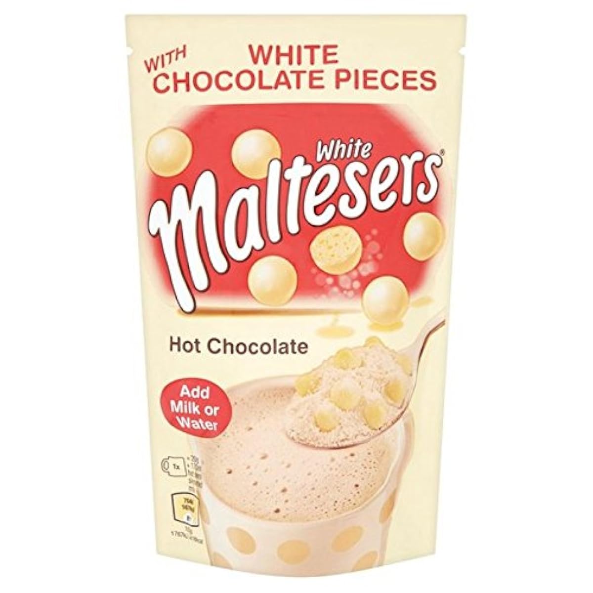 (Maltesers) 흰색의 핫 초콜릿 드링크 음식 팩140그램 (x2) - Maltesers White Hot Chocolate Drink Treat Pack 140g (Pack of 2) -