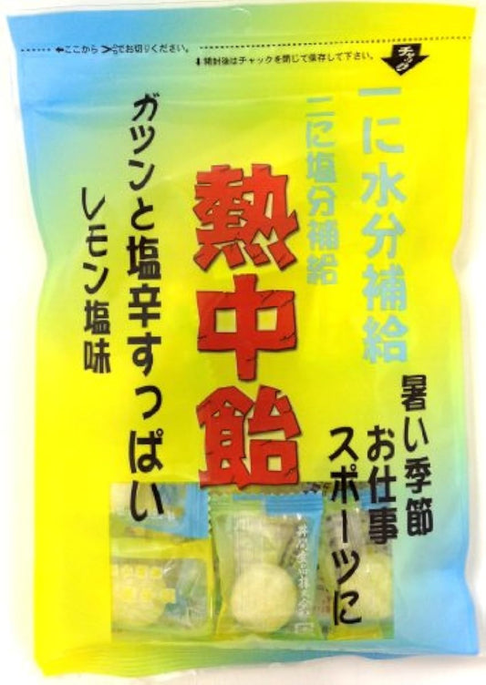 이세키 식품 열중 엿 레몬 짠맛 100g×10 포-