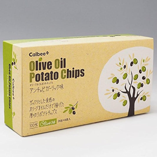 올리브 오일 포테이토 칩 anti비가릿쿠맛 26g × 4 포들어감-