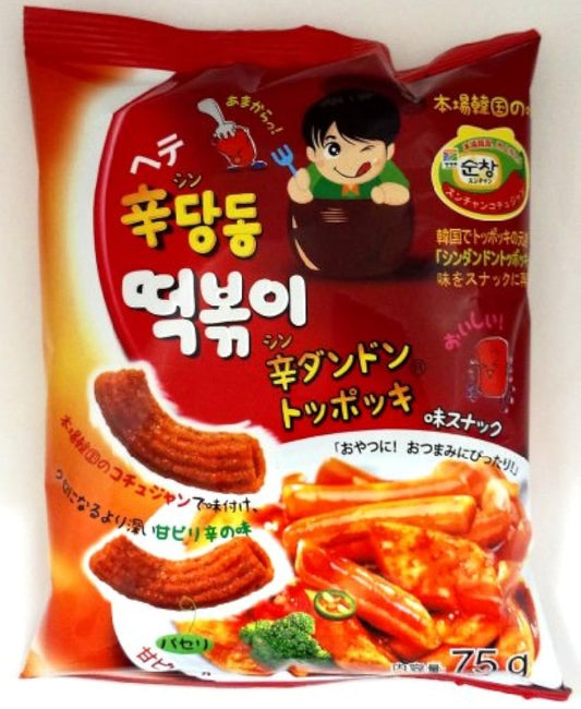 헤테파시훗쿠 신단 돈 돗폿키맛 스낵 75g×15 포-