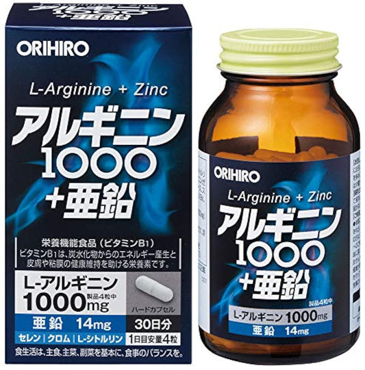 Orihiro 아르기닌1000+아연