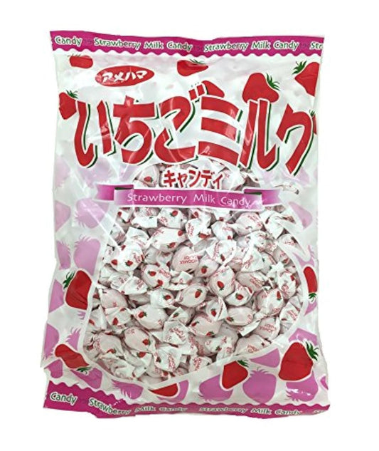 아메하마제과 딸기 본 # 메가 팩 (1kg×1봉지)-