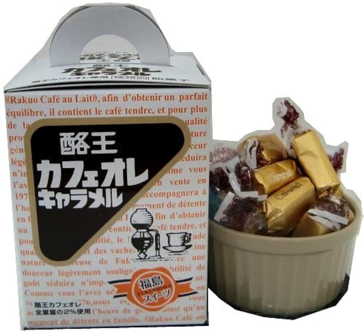 (후쿠시마 스위트)낙왕카페 오레 캐러멜80g×3개-