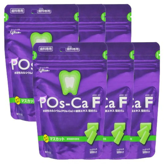 치과 전용 포스카 ・ EFF POs-Ca F 파우치타입 타입 100g × 6 포 머스컷-