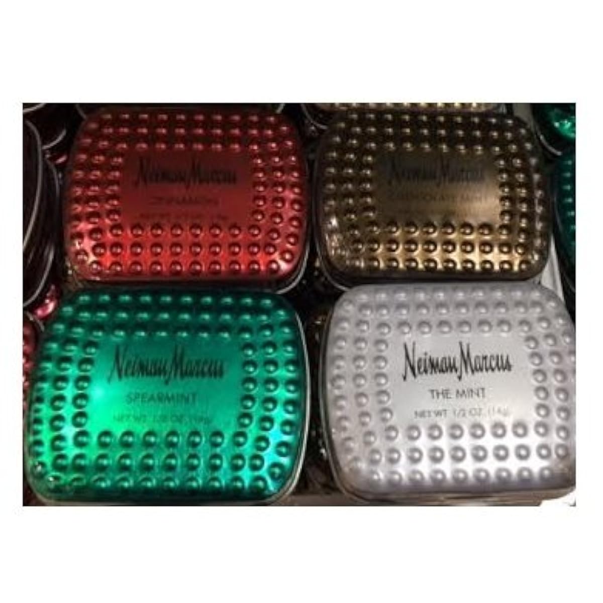 (세트)knee 맨 marker스 민트 타블렛 4종류 세트(각14g) Neiman Marcus Mint 1/2oz (spare 민트,더•민트,시나몬,초콜릿 민트)의 4종류-