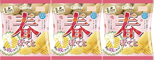 Calbee 춘#고와 아 # 소금맛 65g×3 포- (2018-03-01)