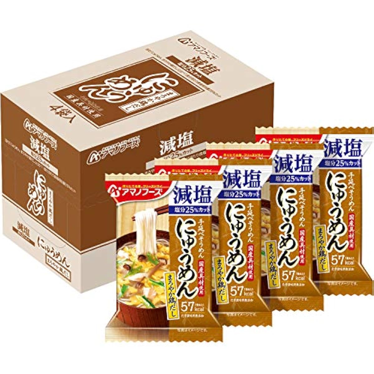 Amano foods 에 # 것인 면 저염 둥글 닭 이고 14.5g×4 포