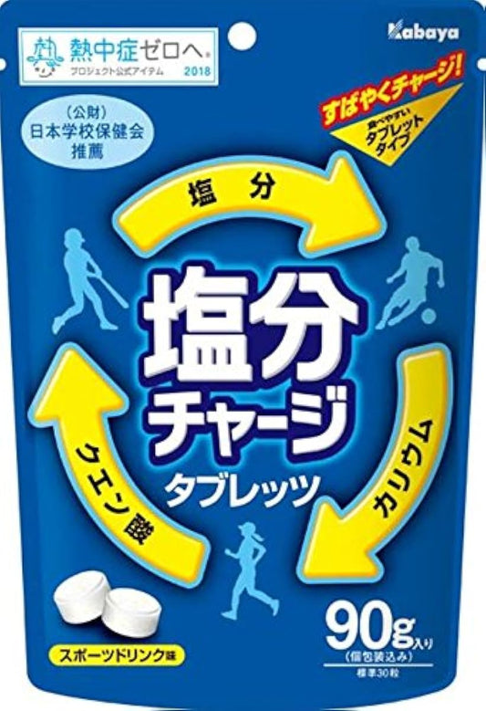 카바야 식품 염분 차지 탭 렛츠 90g×6 포- (2018-03-20)