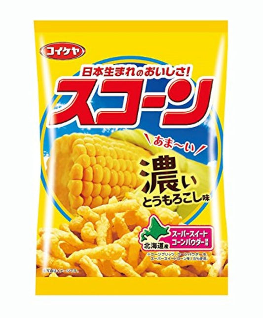 코이케야 스콘 진한 옥수수 맛 75g×12 포-530293