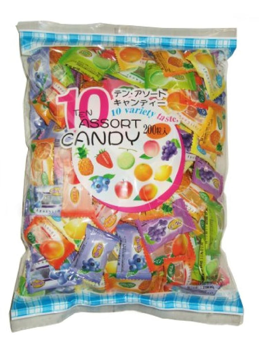 10어소트 후르츠 캔디 560g-