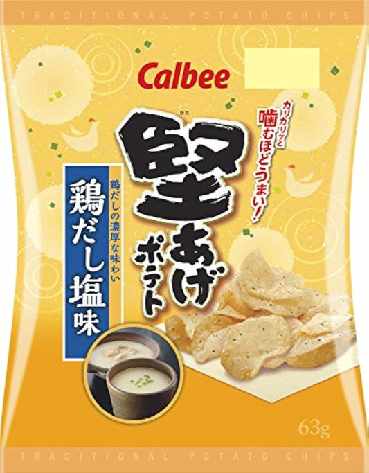 Calbee 카타아게 포테이토 계이고 짠맛 63g×12 포- (2017-12-04)