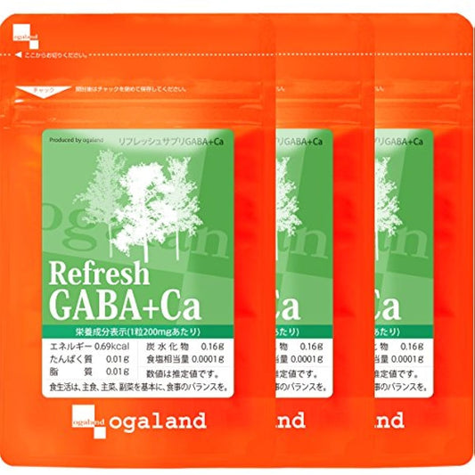 리프레시 서플리(supplement)GABA+Ca (270알/약3개월분)