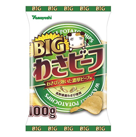 산방제과 포테이토 칩 BIG 와사비맛 100g×6 포- (2017-09-07)