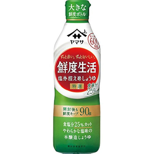 신선도 생활 특선 염분 신중 간장 600ml-