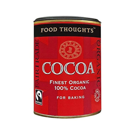 페어 트레이드 유기농 카 125그램 (Food Thoughts) (x 2) - Food Thoughts Fairtrade Organic Cocoa 125g (Pack of 2)-