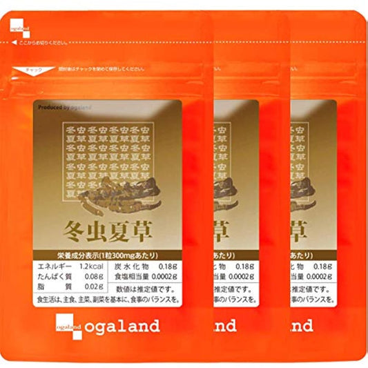 O 갈 라도[ogaland] 동충하풀 [ 270알 / 약3개월분 ] (미용/건강 서포트) β-D-구르카 필수 아미노산 함유 서플리먼트