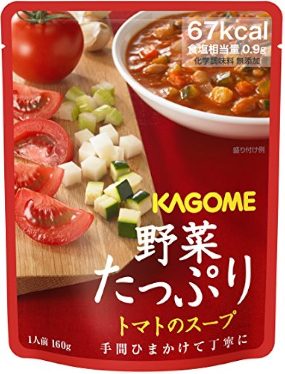카고메 야채 듬뿍 토마토의 스프 160g×5개-