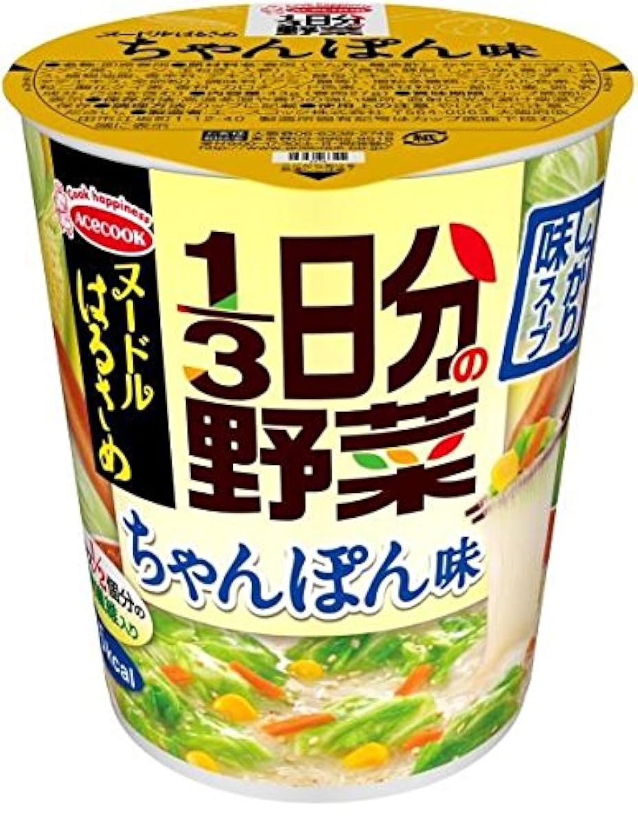 에이스쿡 누들은 # 깨 1/3일분의 야채 짬뽕 맛 43g×6개-