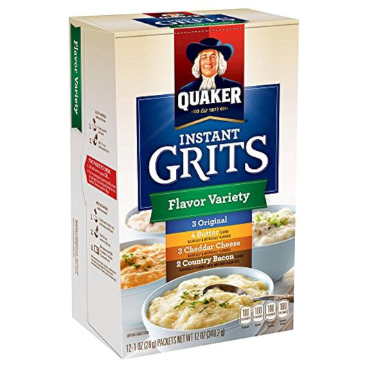 Quaker Instant Grits quaker 인스턴트구릿츠후레바바라에티340g -