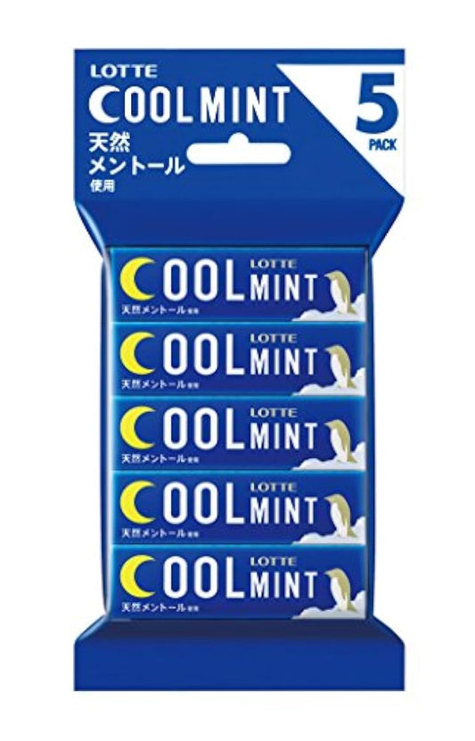롯데 쿨 민트 껌 9매입 5개-