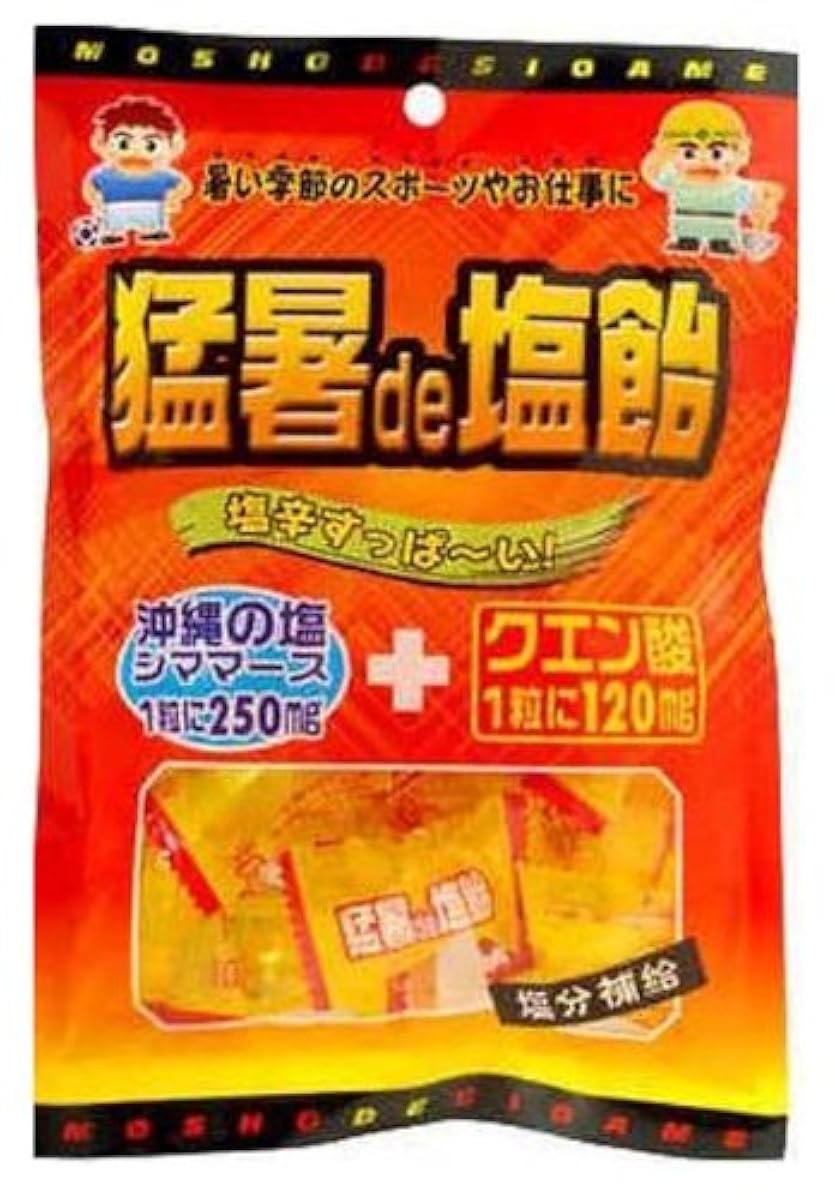 오크라 제과 무더위DE염 엿 70g×10 포-