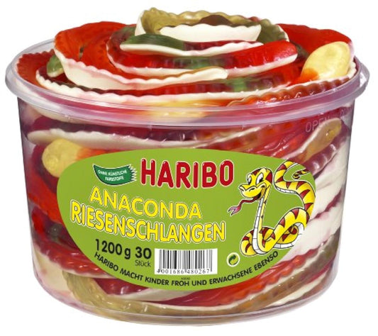 HARIBO (해리 bow) ANACONDA RIESENSCHLANGEN 30개-48025