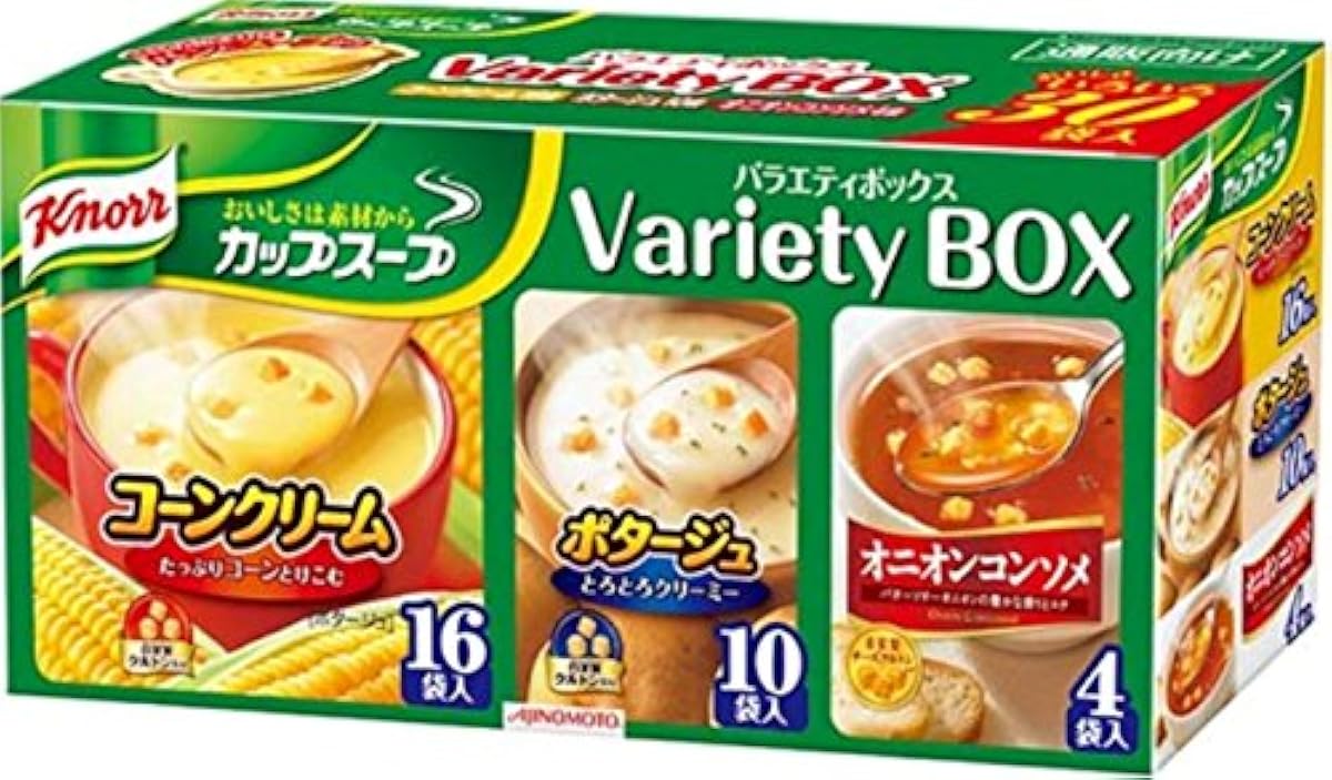 knorr 컵 스프 버라이어티 박스 30대입-