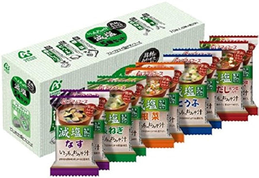 Amano foods 저염 여느 된장국 10식(5종 세트×2개)- (2016-10-04)