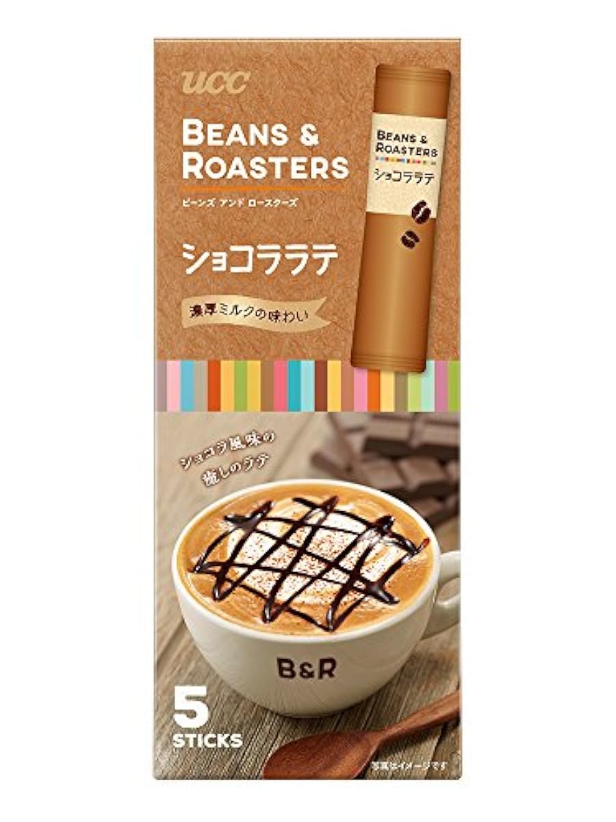 UCC BEANS amp; ROASTERS 초콜릿라테 스틱 5P×24개입 빈즈 amp;roaster의-