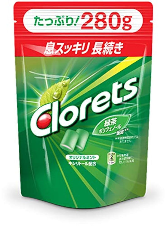 크로 렛츠 오리지날 민트 스탠드 파우치타입 껌 대용량 280g